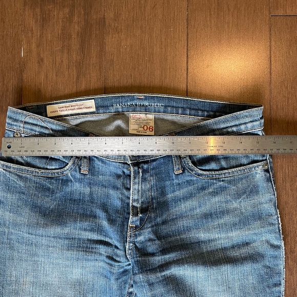 Boot Cut wide leg mid tone BR Jeans - Picture 3 of 7